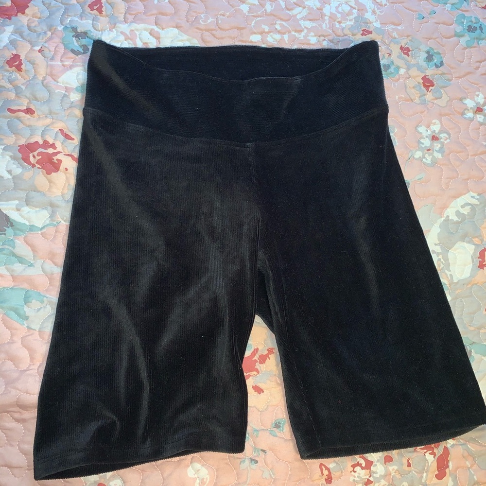 Aeropostale velvet biker shorts